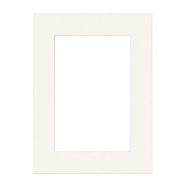 Passe Partout Gebroken Wit 40x50 cm - Uitsnede 29x39 cm - Voorkant