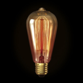 Kooldraadlamp Edison Gold E27 40W