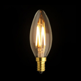 Calex LED Filament Kaarslamp Gold E14 3.5W