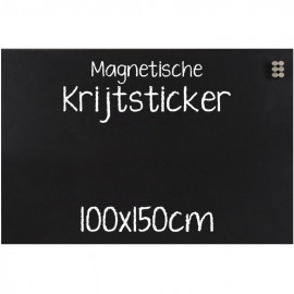 Krijtsticker Magnetisch 100x150cm