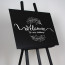 Schildersezel Leonardo - Zwart 154 cm - Met krijtplaat